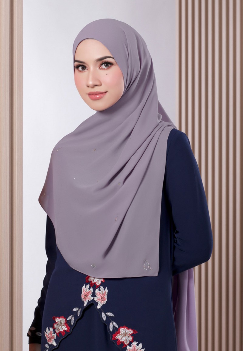 SHAWL WARDAH PLAIN DIAMOND 228