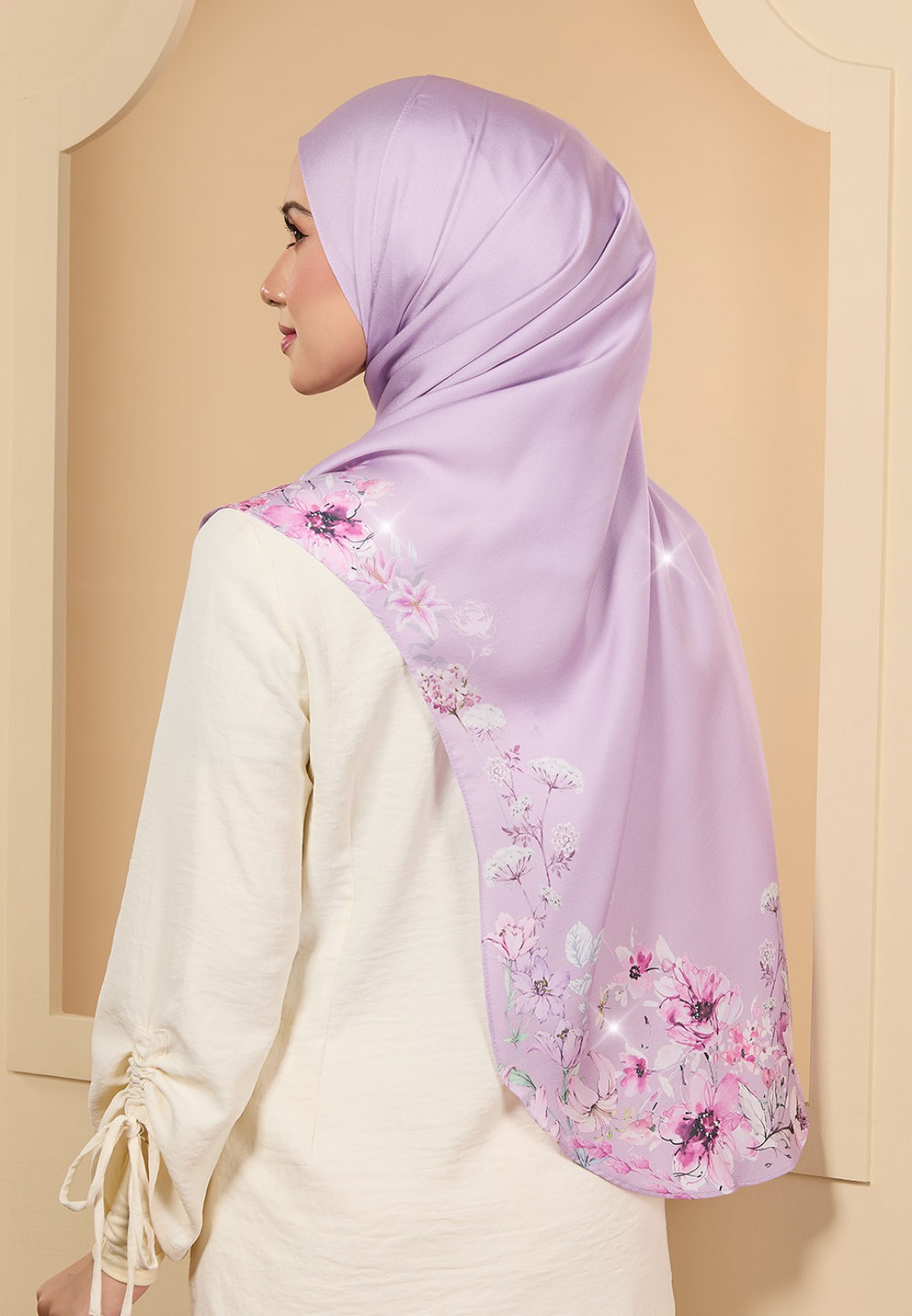 INSTANT SHAWL JASMIN PRINTED DIAMOND