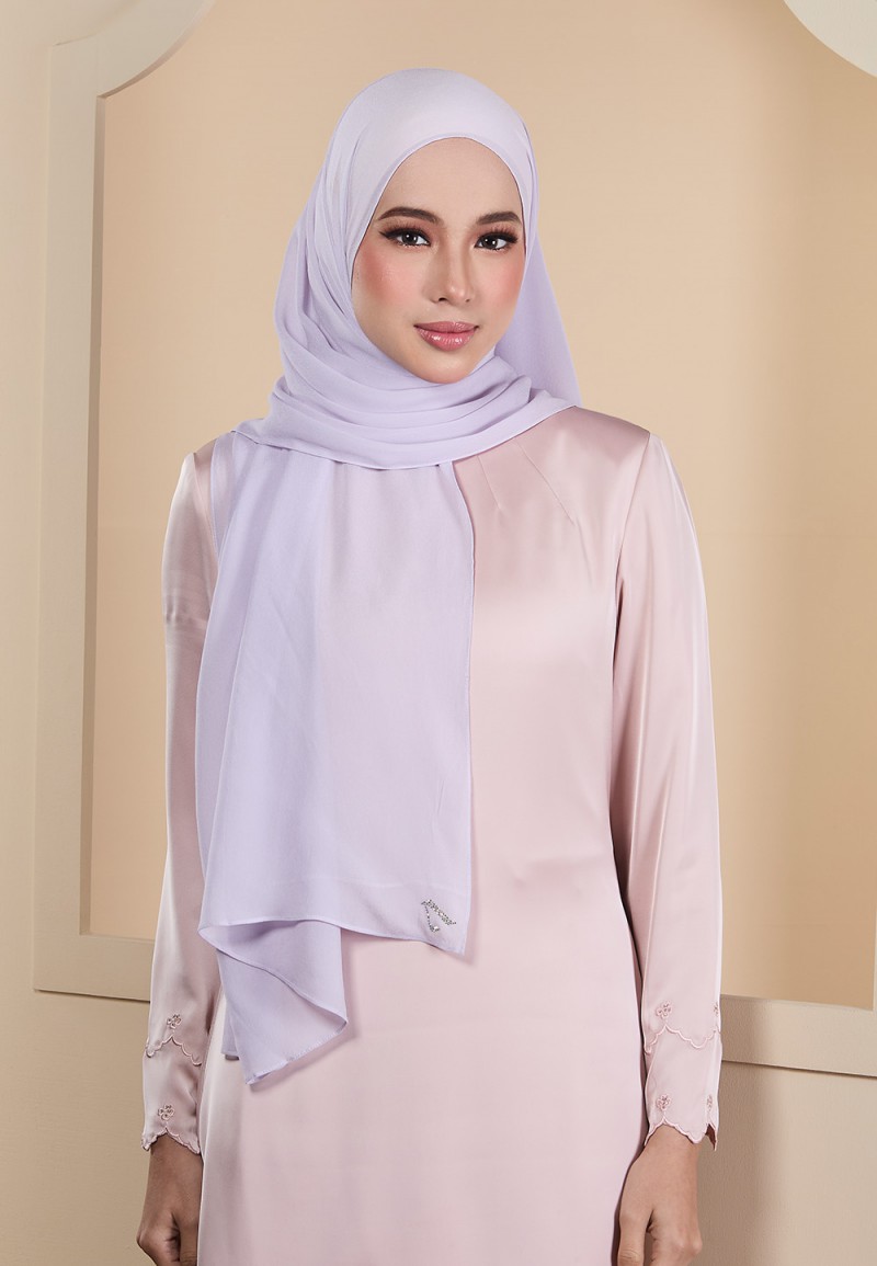 SHAWL HOUDA SILKY CHIFFON PLAIN