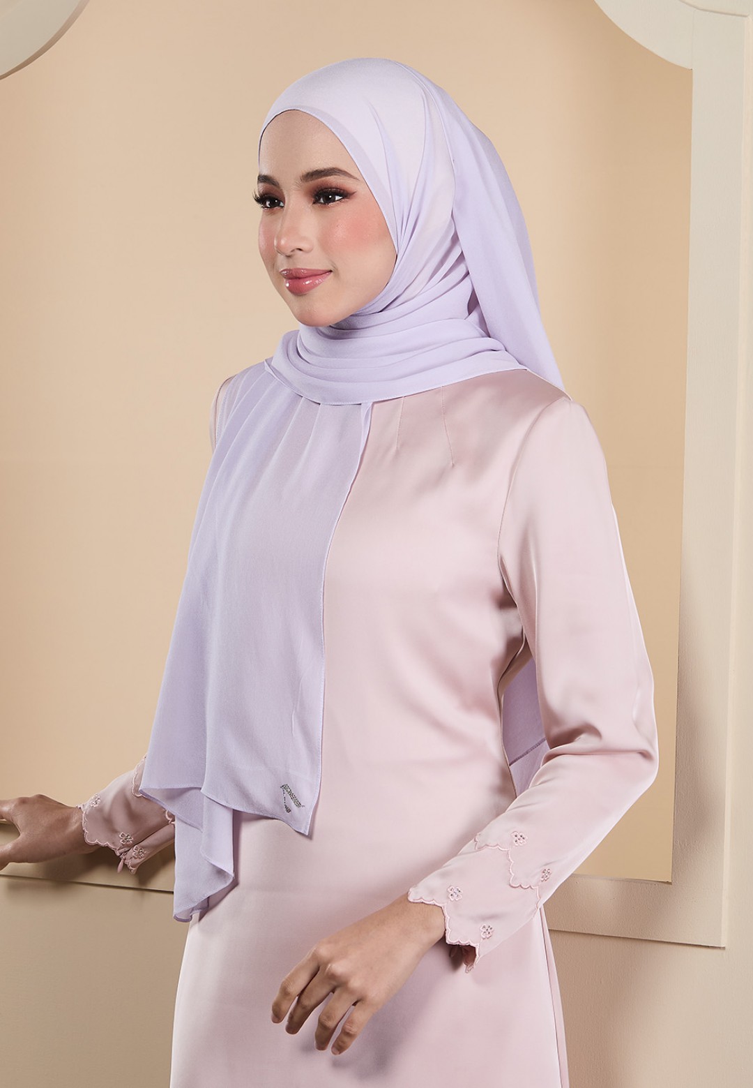 SHAWL HOUDA SILKY CHIFFON PLAIN
