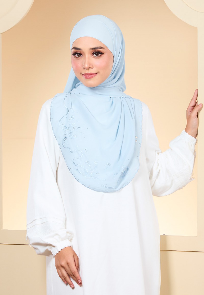 SHAWL JUITA PLAIN EMBROIDERY