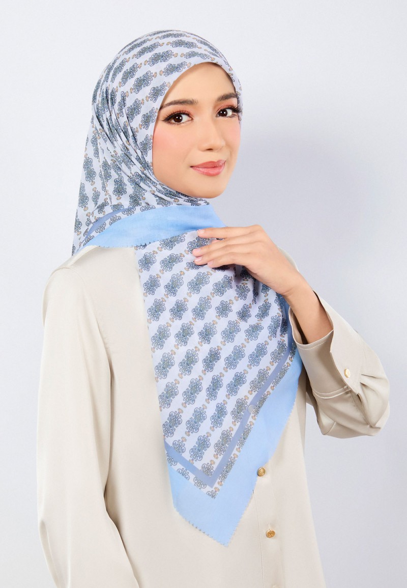 SQ MUMTAZ VOILE PRINTED LASERCUT