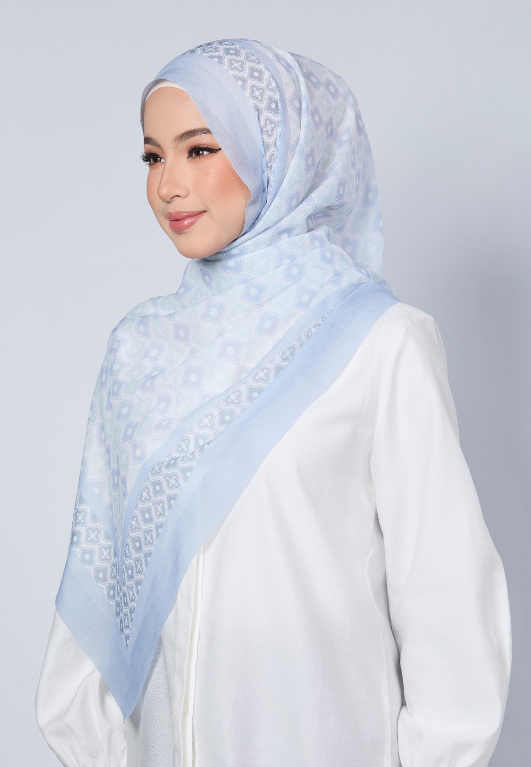 SHAWL JULIA VOILE LASERCUT