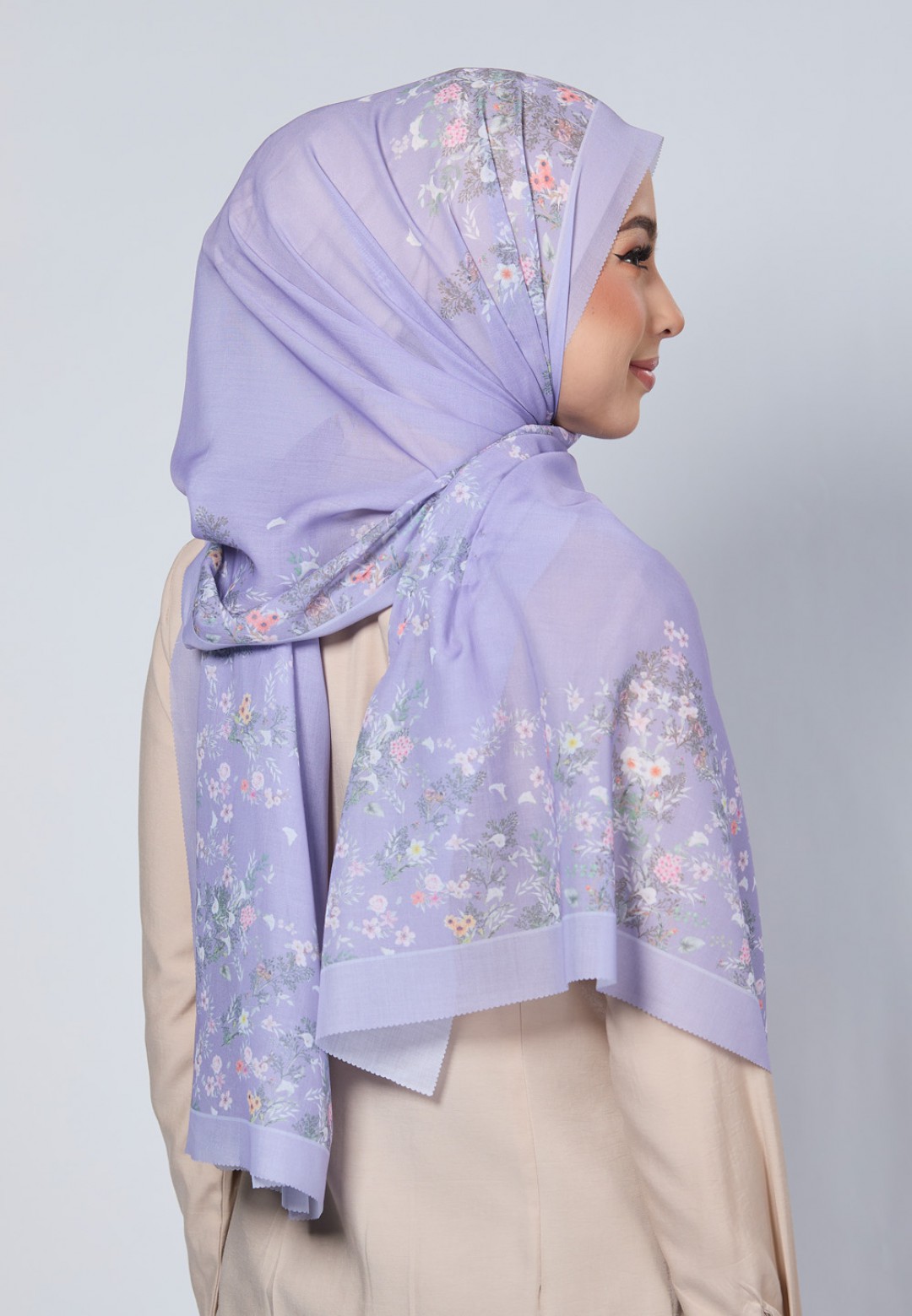 SHAWL ROYCE VOILE LASERCUT