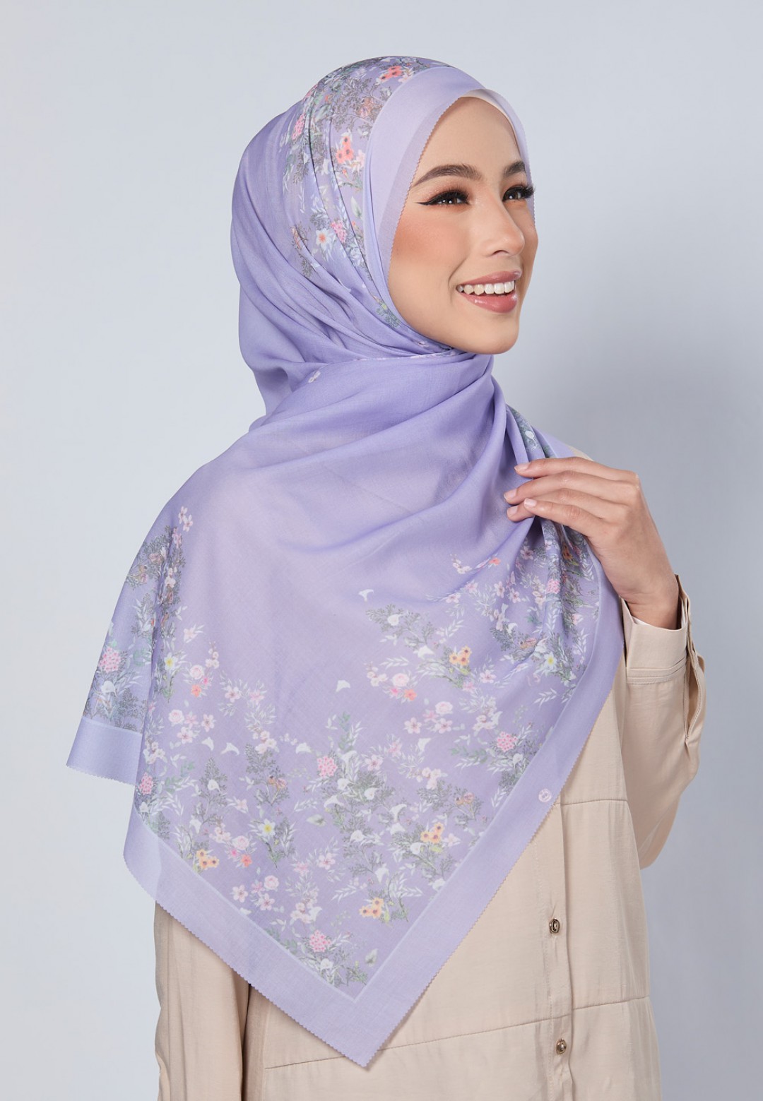 SHAWL ROYCE VOILE LASERCUT