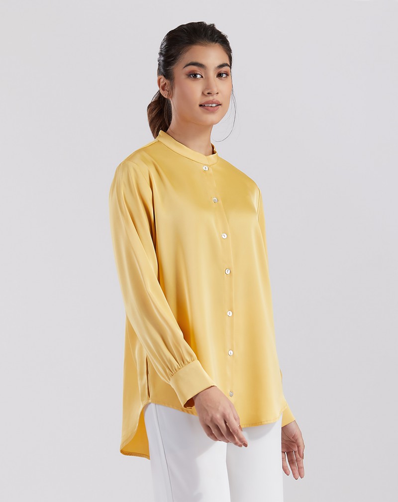 MAISY SATIN BLOUSE
