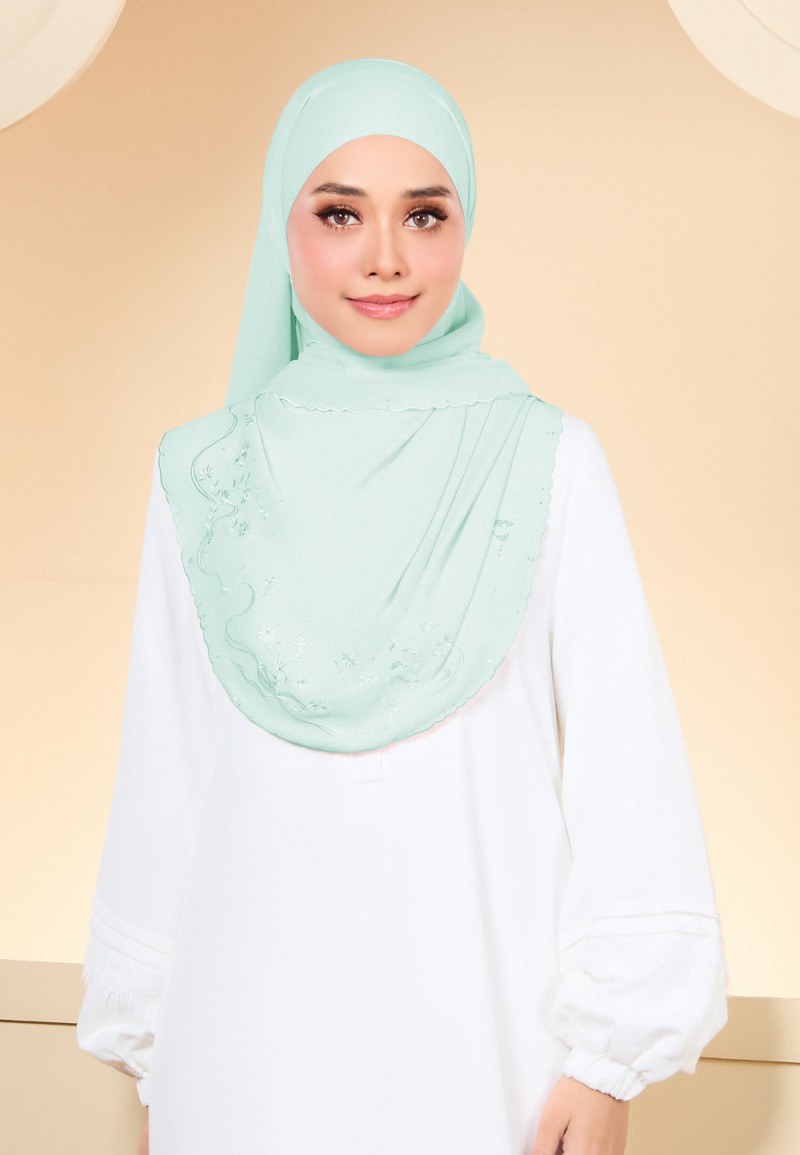 SHAWL JUITA PLAIN EMBROIDERY