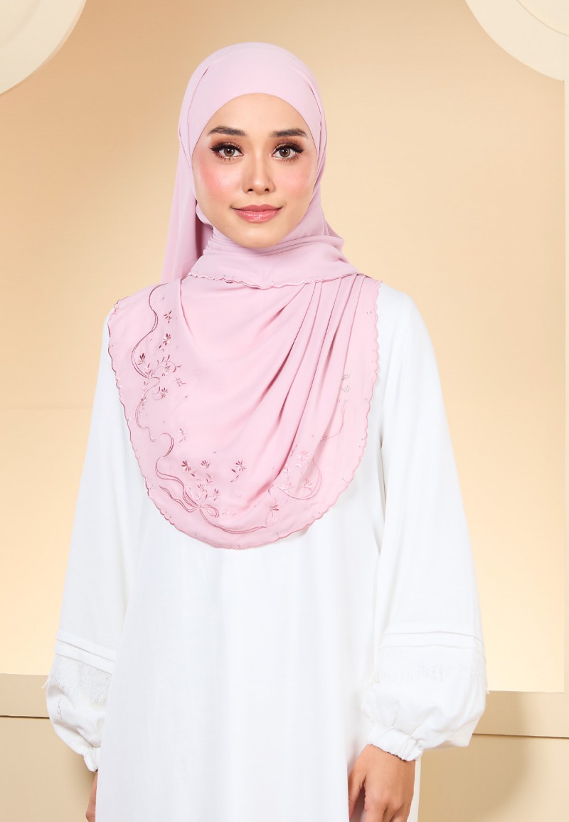 SHAWL JUITA PLAIN EMBROIDERY