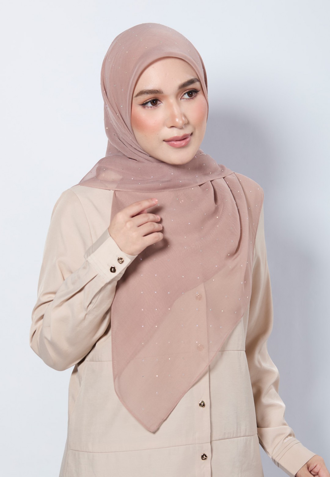 SQ FROST VOILE PLAIN DIAMOND