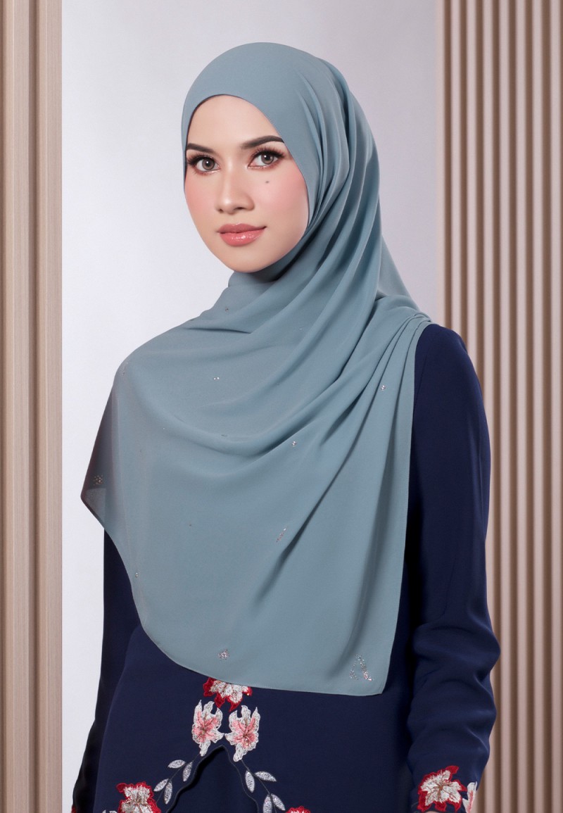 SHAWL WARDAH PLAIN DIAMOND 228