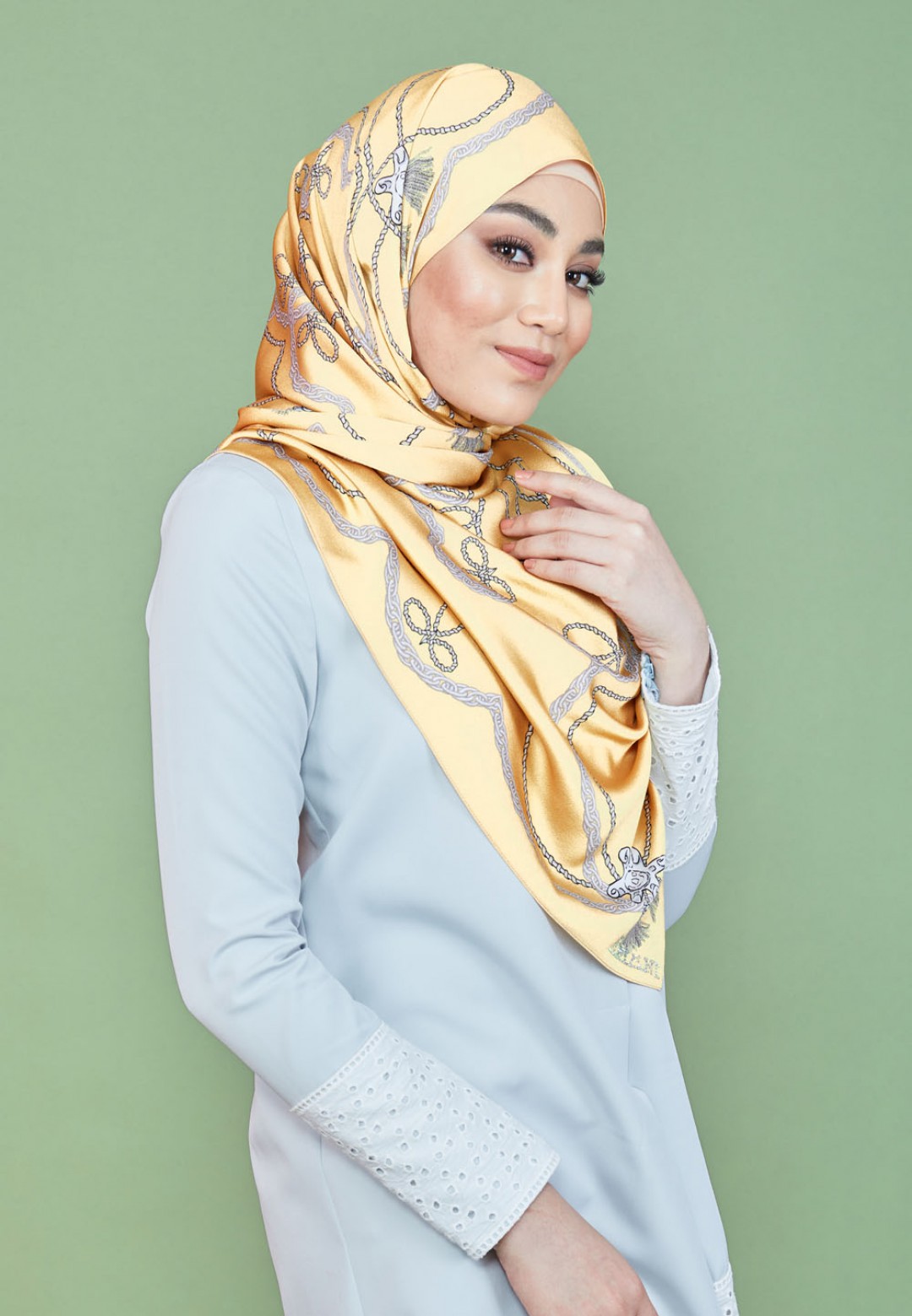 SHAWL TWIN TASSEL PTD 219