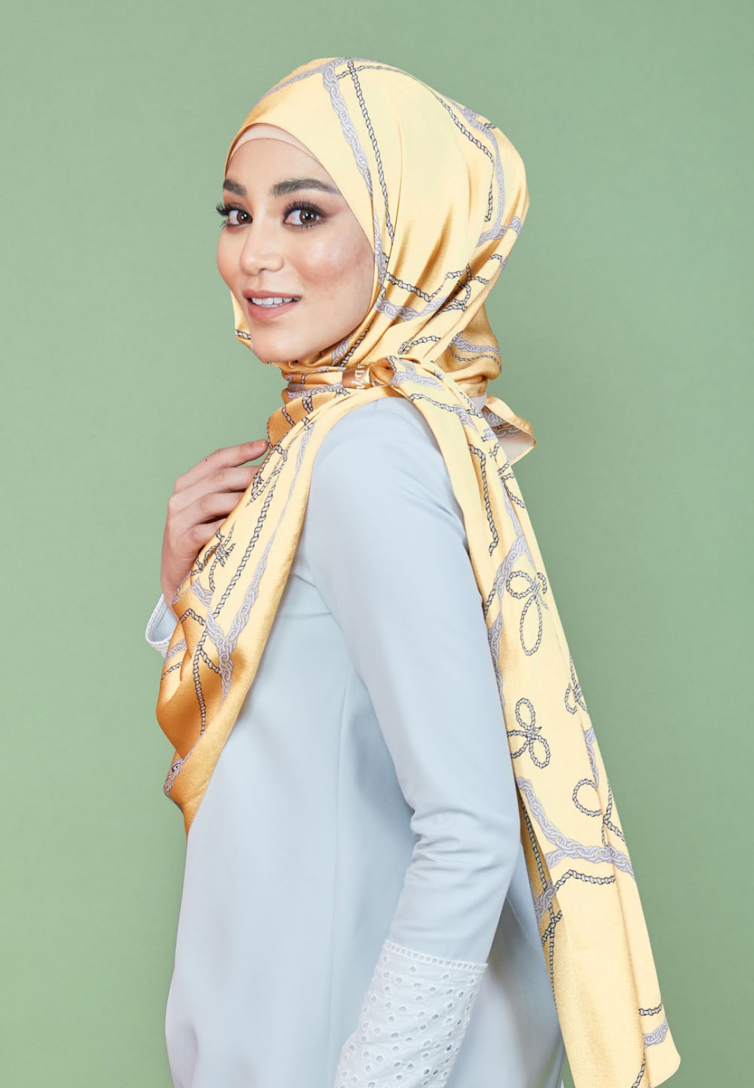 SHAWL TWIN TASSEL PTD 219