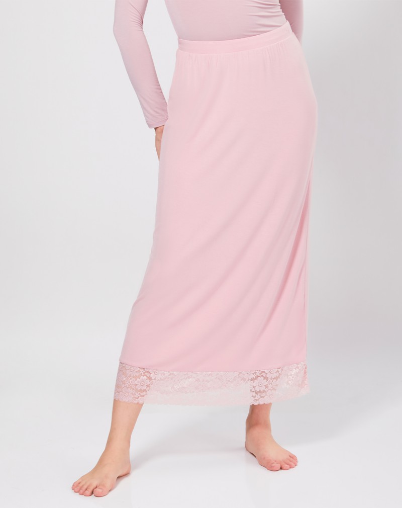 NYLA SKIRT (LACE BORDER)