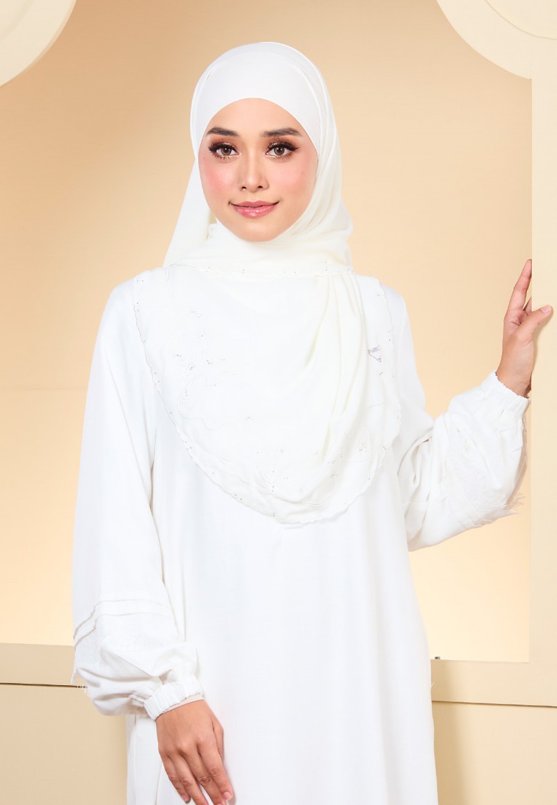 SHAWL JUITA PLAIN EMBROIDERY