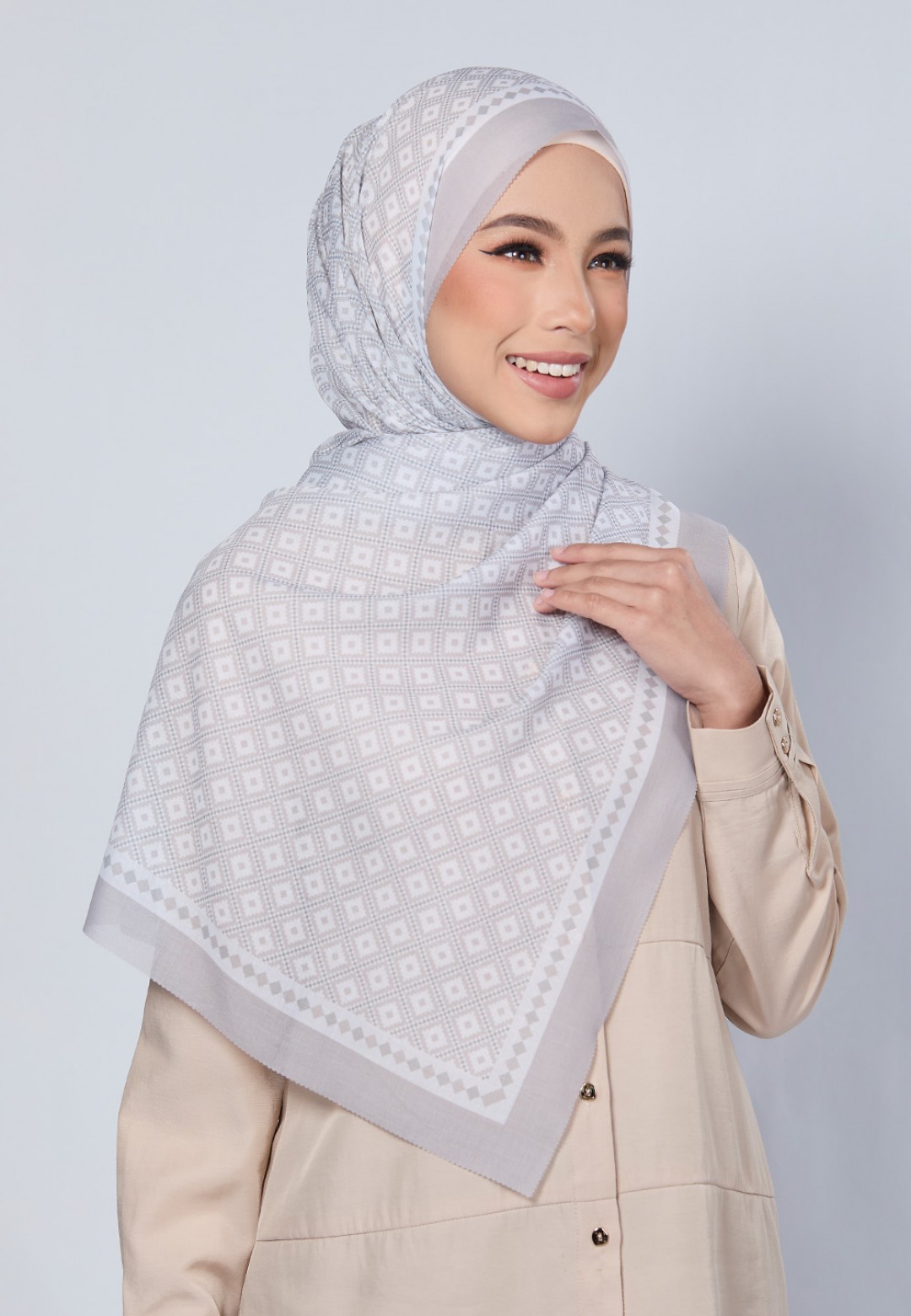 SHAWL CAMIA VOILE LASERCUT