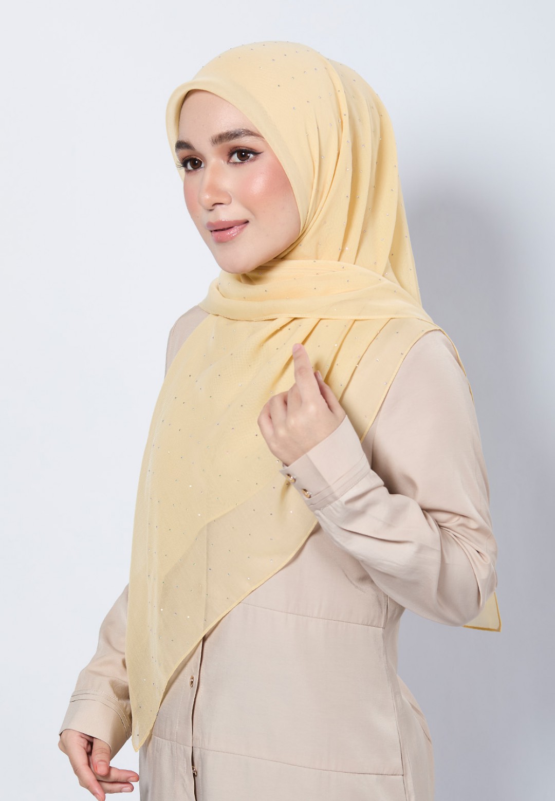 SQ FROST VOILE PLAIN DIAMOND