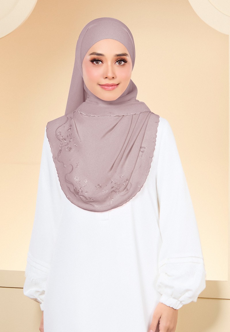 SHAWL JUITA PLAIN EMBROIDERY