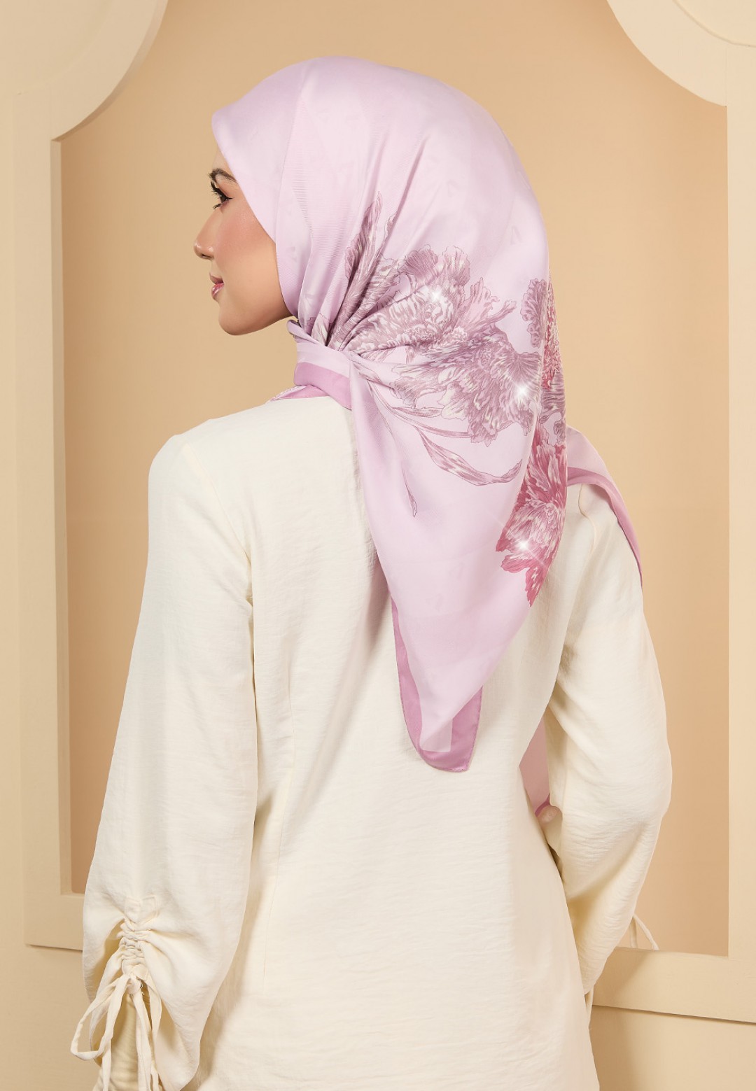 SQ EVANA JACQUARD TWILL PRINTED DIAMOND