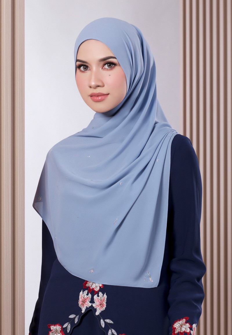 SHAWL WARDAH PLAIN DIAMOND 228