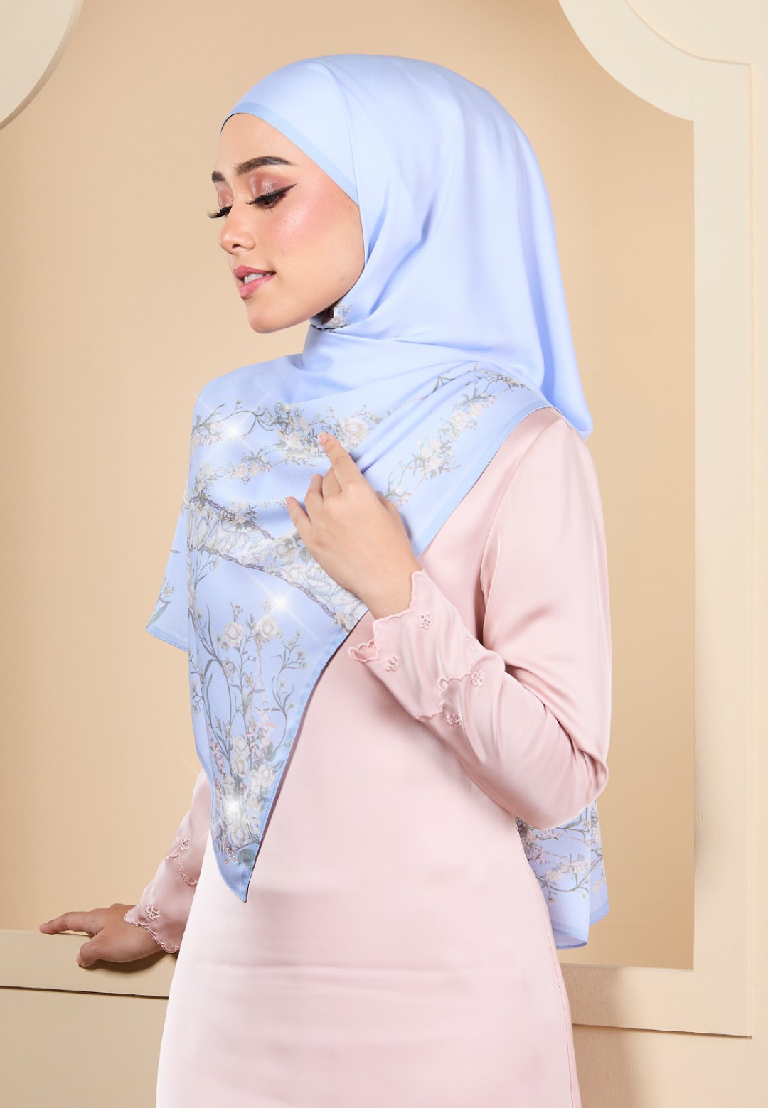 SHAWL AUBREY PRINTED DIAMOND