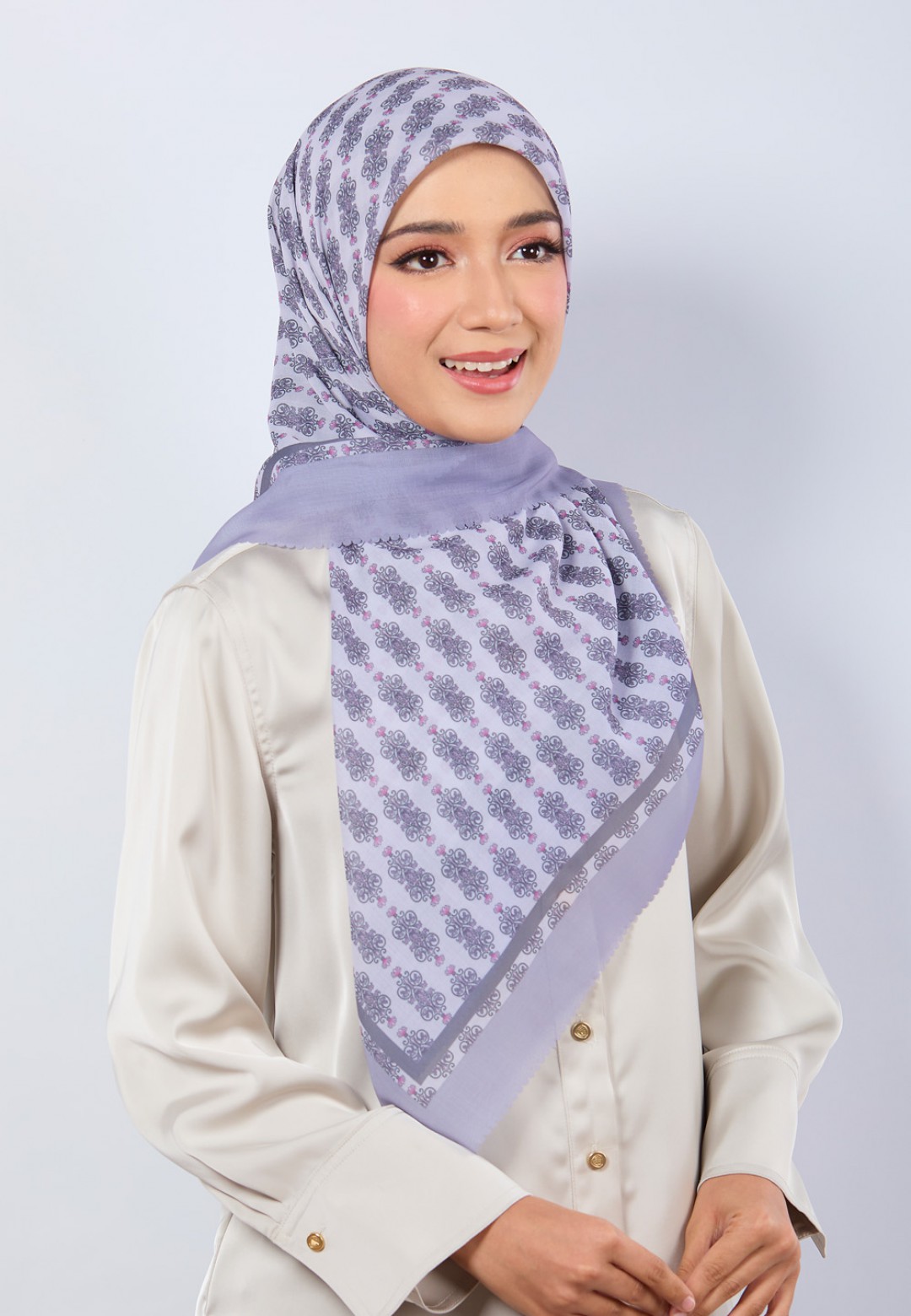 SQ MUMTAZ VOILE PRINTED LASERCUT