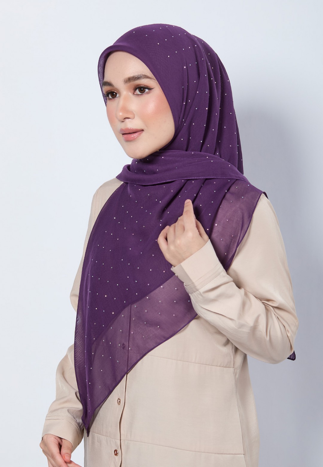 SQ FROST VOILE PLAIN DIAMOND