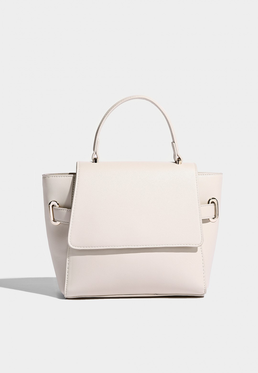 TRAPEEZE TOP HANDLE BAG
