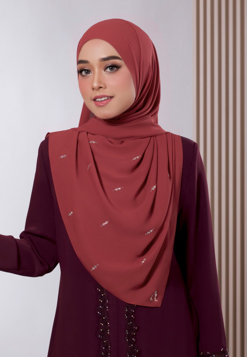 SHAWL WARDIYAH PLAIN DIAMOND 238