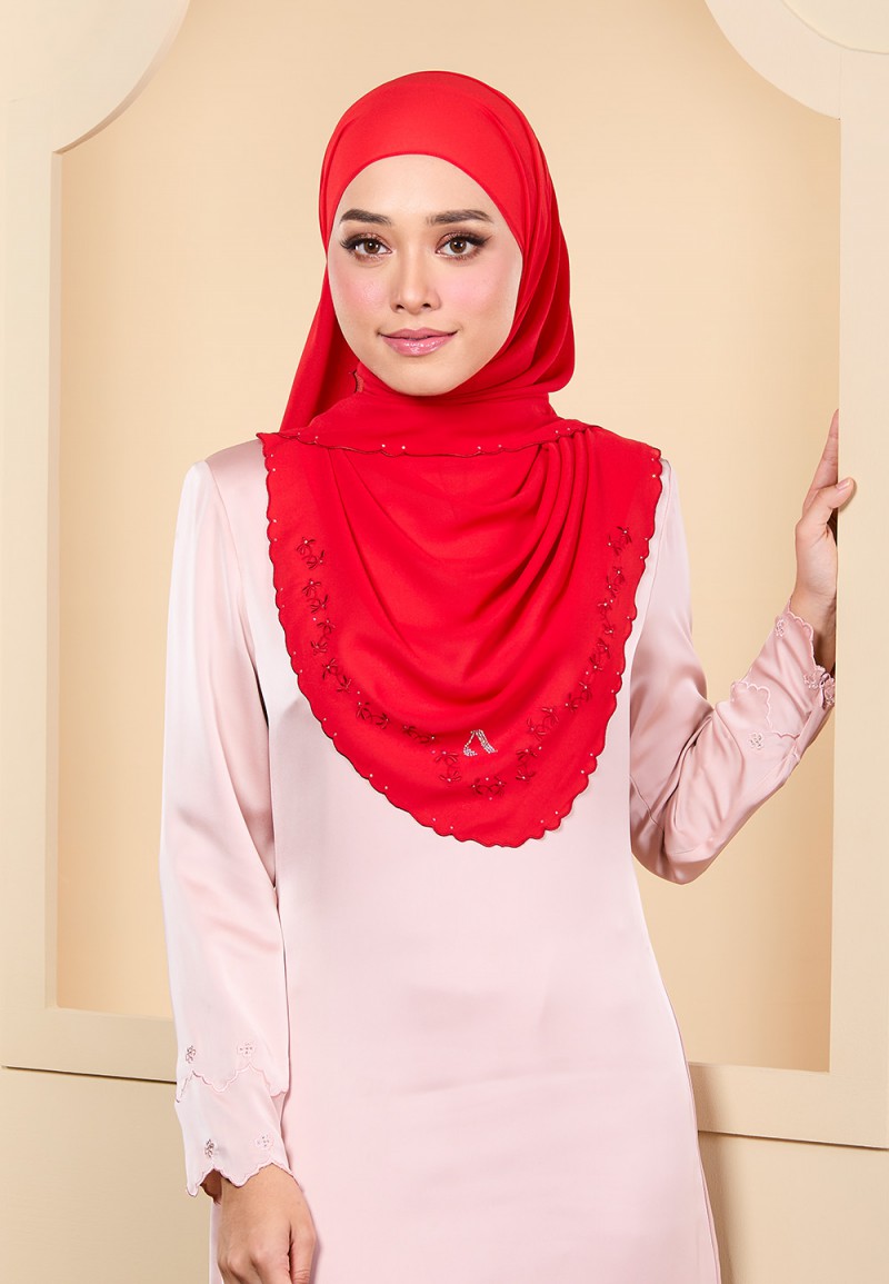 SHAWL DLUXE PLAIN EMBROIDERY