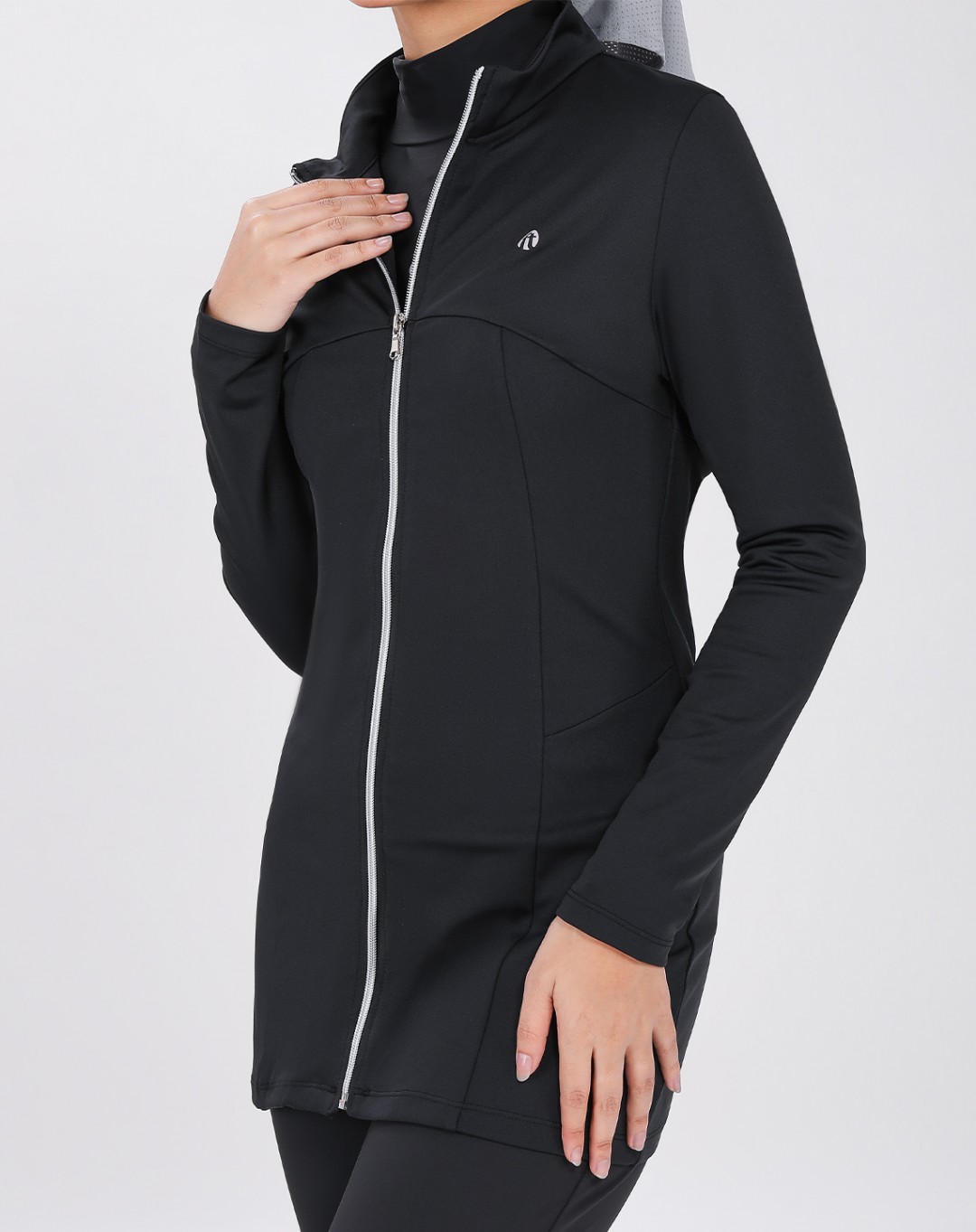 RIPPLE ZIPPER SWIMMING TOP