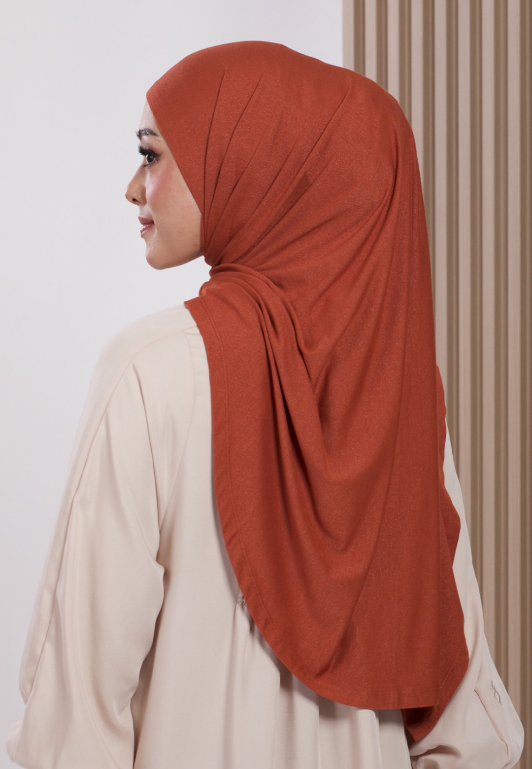 AFRAH INSTANT SHAWL  TIE BACK