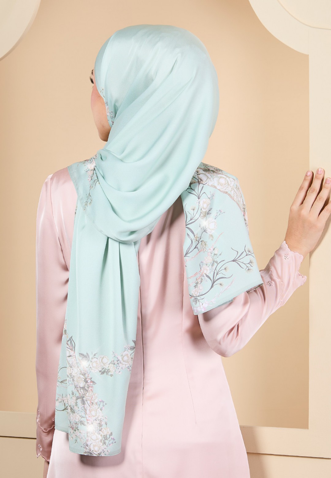 SHAWL AUBREY PRINTED DIAMOND
