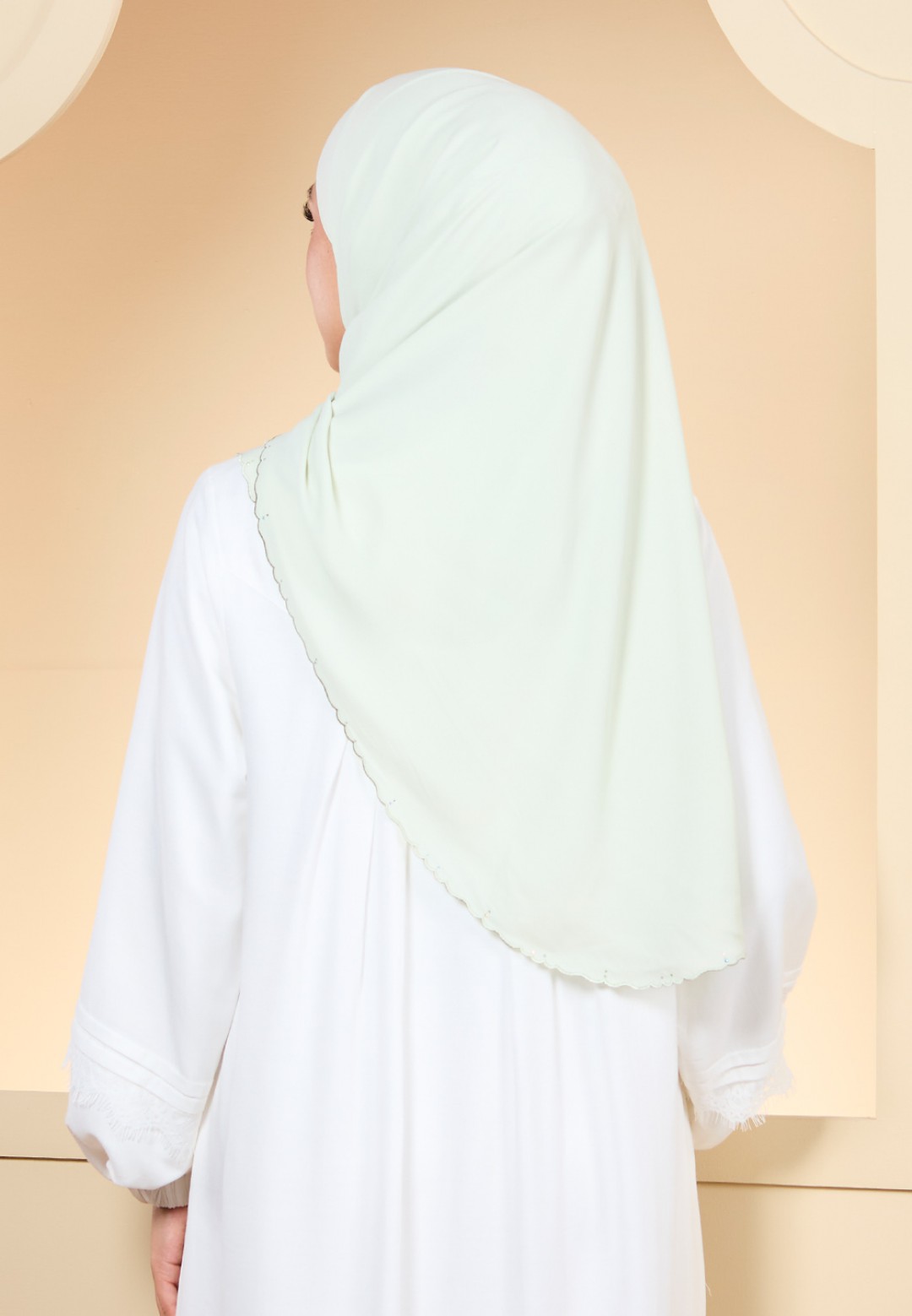 SHAWL JUITA PLAIN EMBROIDERY