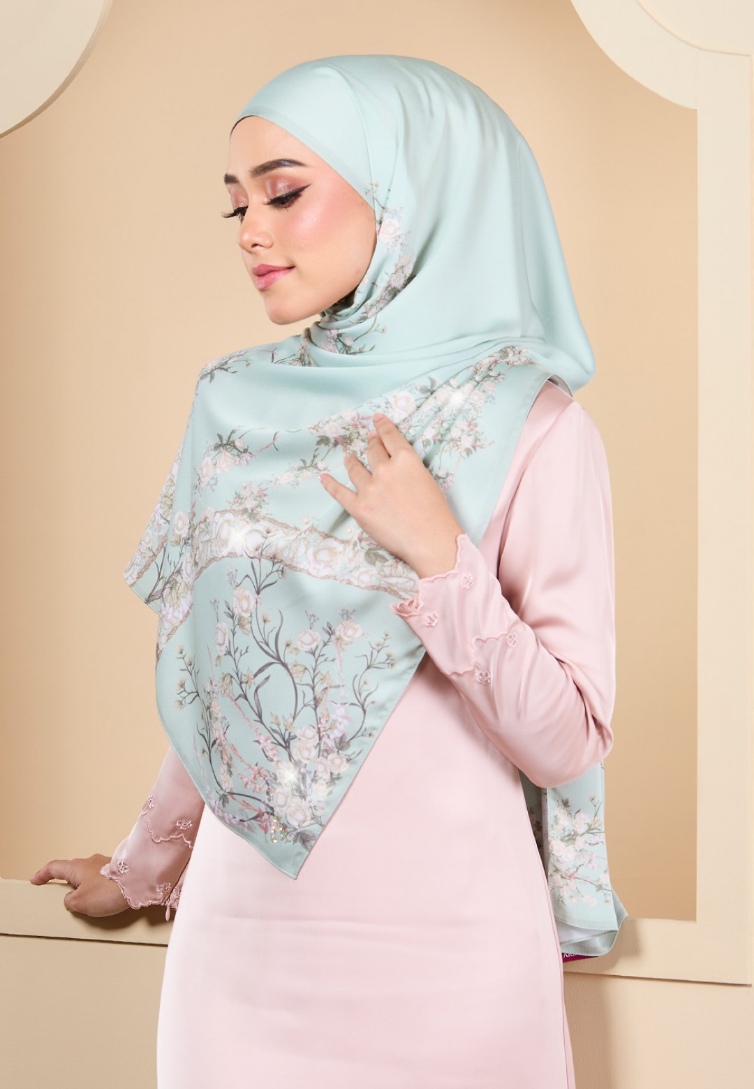 SHAWL AUBREY PRINTED DIAMOND