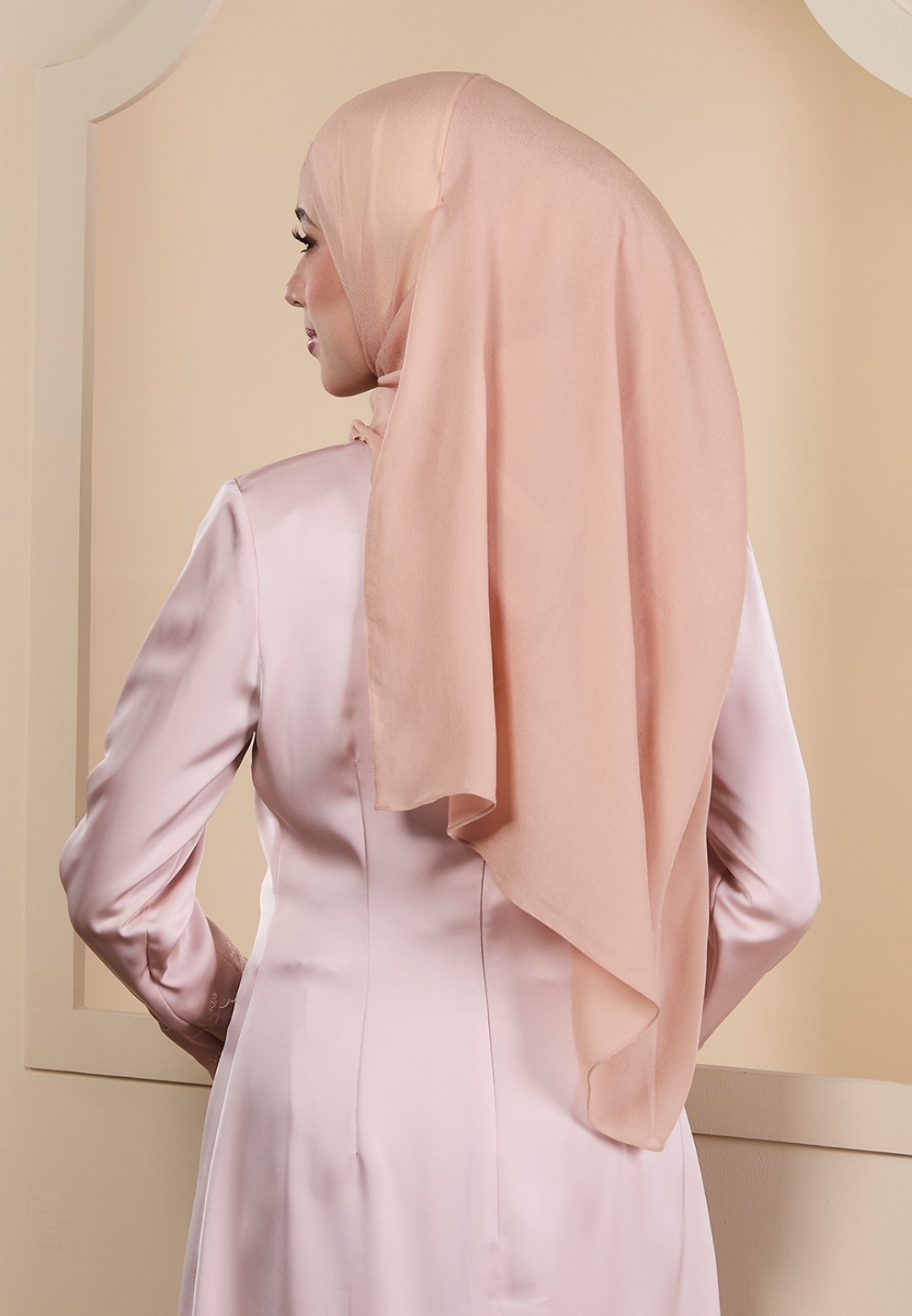 SHAWL HOUDA SILKY CHIFFON PLAIN