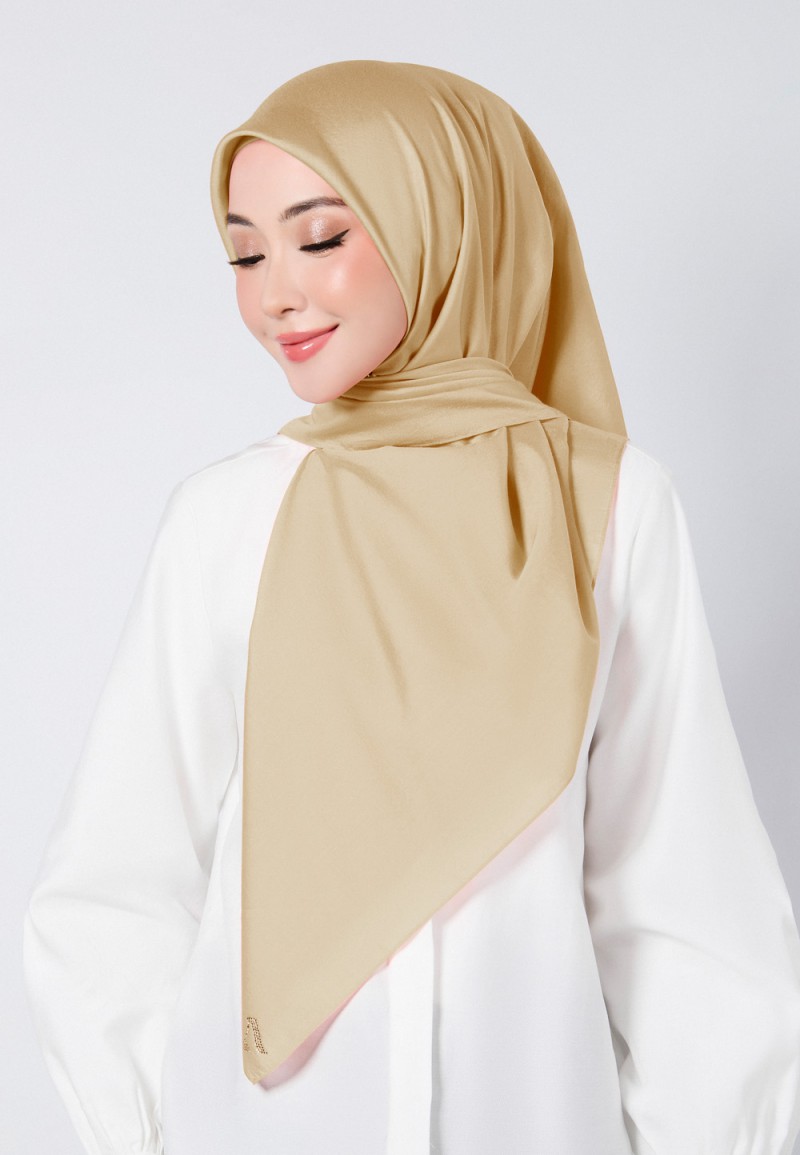 SQ BASIC SAFFRON VOILE PLAIN