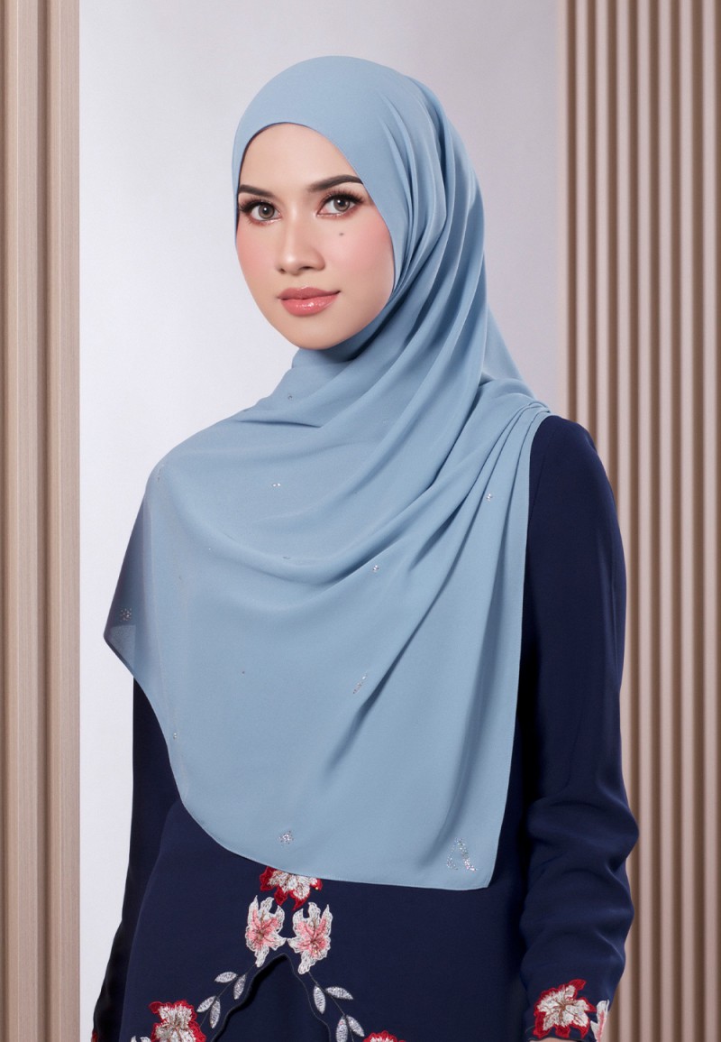 SHAWL WARDAH PLAIN DIAMOND 228