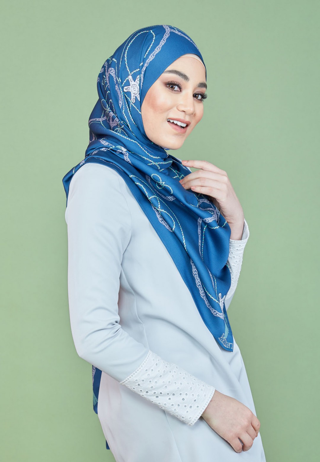 SHAWL TWIN TASSEL PTD 219