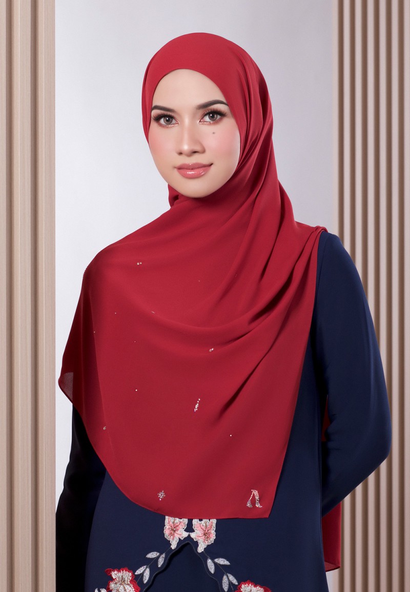 SHAWL WARDAH PLAIN DIAMOND 228