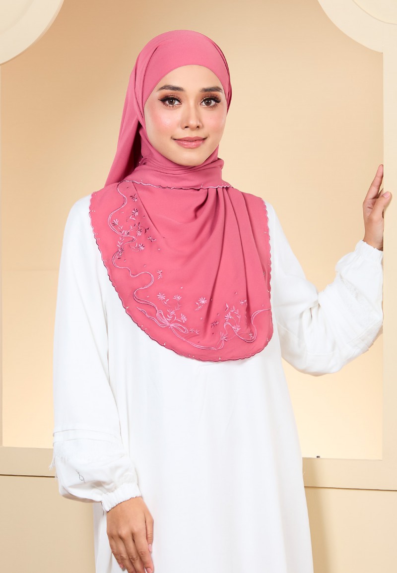 SHAWL JUITA PLAIN EMBROIDERY