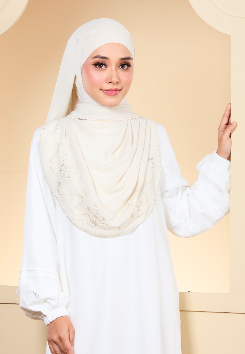 SHAWL JUITA PLAIN EMBROIDERY
