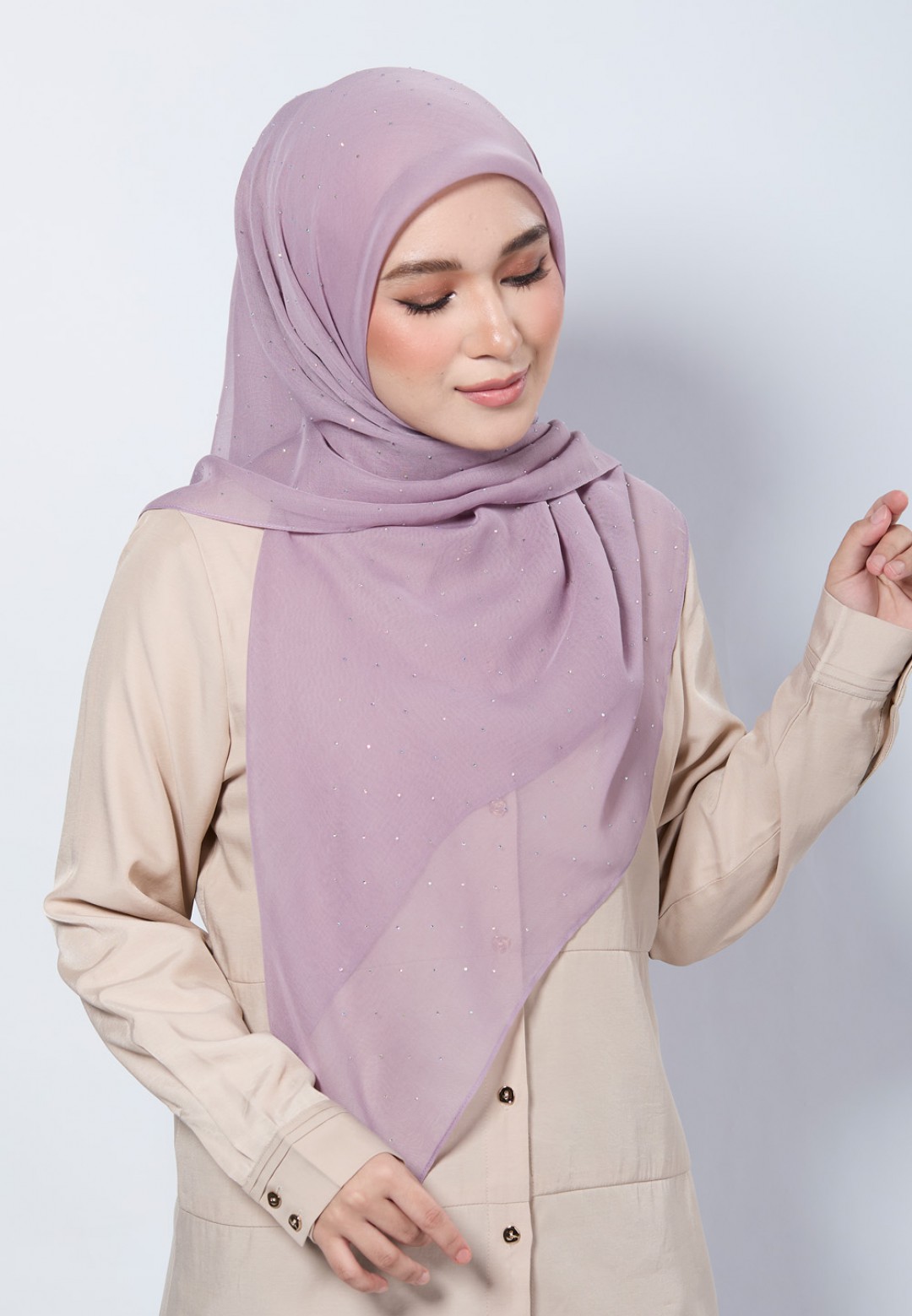 SQ FROST VOILE PLAIN DIAMOND