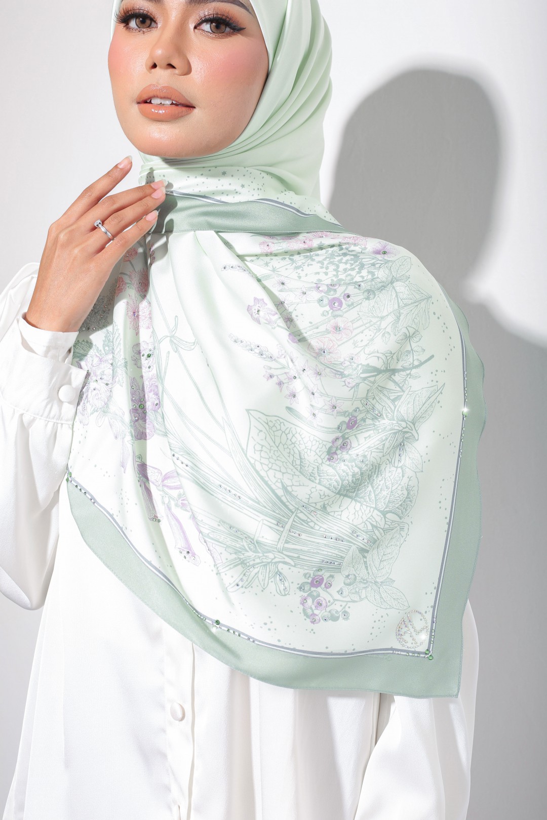 SQUARE TILLIE PRINTED DIAMOND