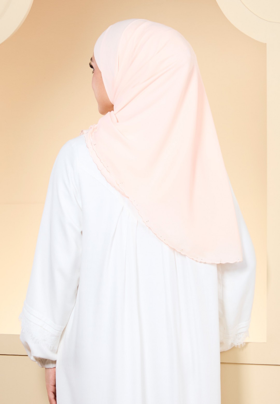 SHAWL JUITA PLAIN EMBROIDERY