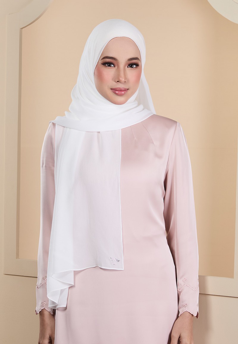 SHAWL HOUDA SILKY CHIFFON PLAIN